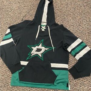 Dallas Stars CCM Hoodie Jersey Shirt Men’s Size SMALL S